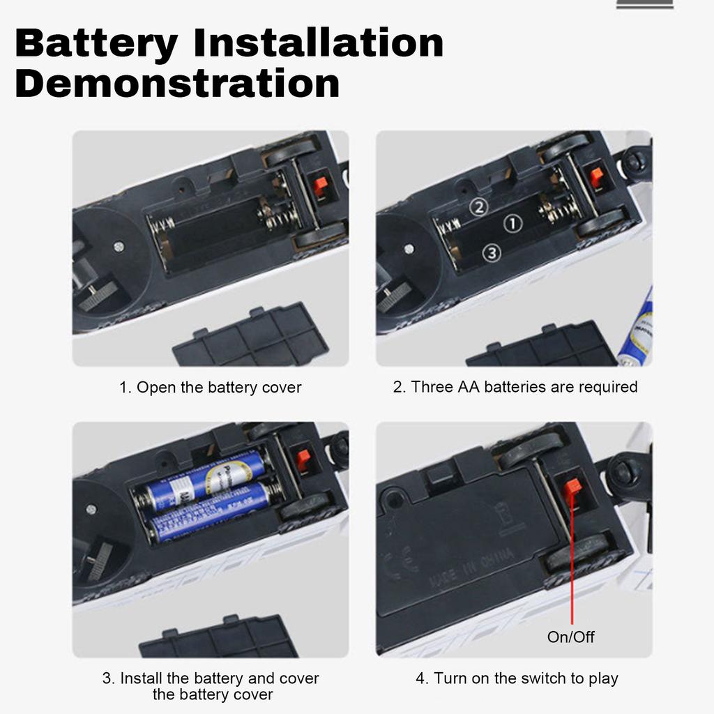 Electric Train, Educational Motorized Train For Different Ages, With Rechargeable Batteries, Fun Learning For Boys, Best Gift For Boys