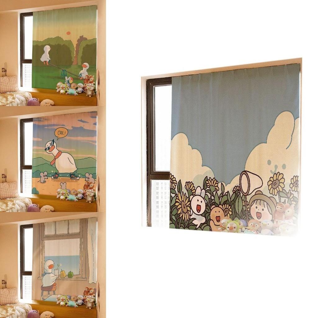 Dekorativer Klettvorhang für Fenster und Zuhause mit selbstklebenden Verdunkelungsmerkmalen