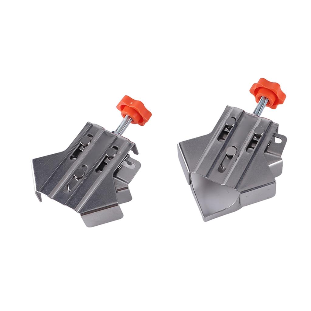 4Pcs Corner Clamp Stainless Steel Opened Closed Adjustable 90 Degree Right Angle Clamp for Woodworking
