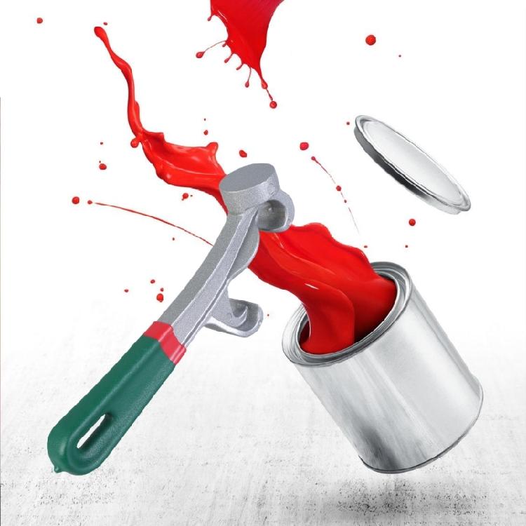 Metalowe narzędzie do otwierania wiadra z antypoślizgową gumową rączką Proste w obsłudze Otwieracz do pokrywek wiadra do łatwego otwierania puszek z farbą i pokrywek