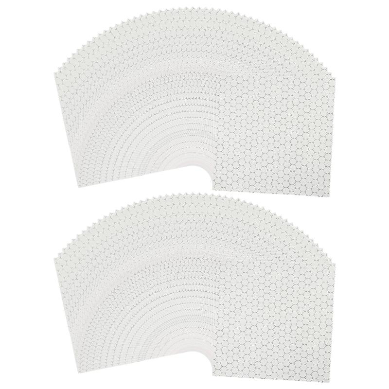 Pack Of 50/100 Aluminum Foil Burger Papers Double Layer Design Food Wrap Sheets For Heat Retention And Food Freshness
