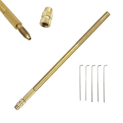 ABBP-Brass Ventilating Holder, Rerooting Tool For Lace Wig Making Repair And Hair Craft Complete Ventilation Set