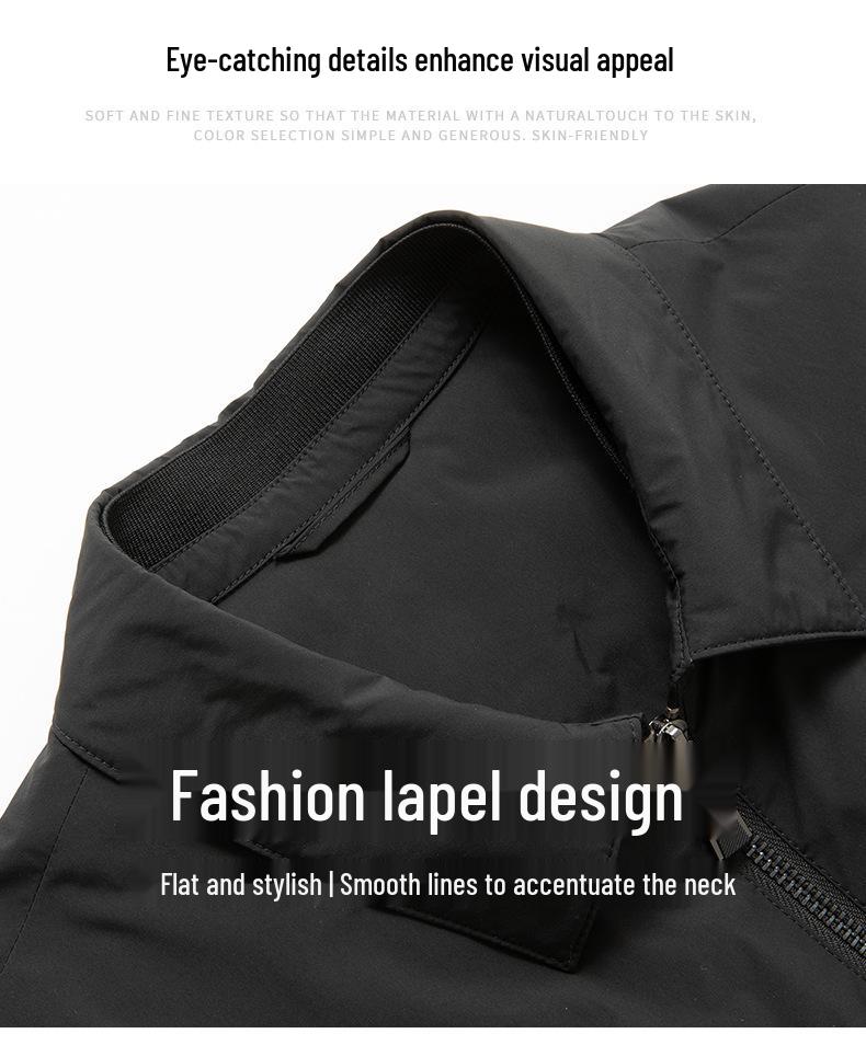 Fat Brother 2025 Men's Plus Size Business Casual Down Jacket for Autumn/Winter