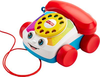Baby Toddler Pull Dial Educational Activity Ages FGW66 Fisher-Price Chatterphone, & Toy, Toy, Telephone, Toy, 1+, Colorful,