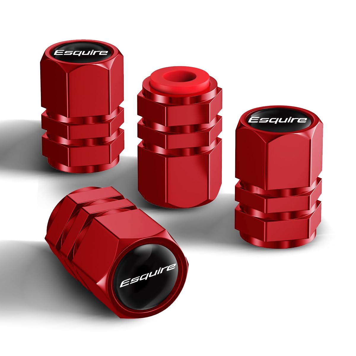 

Esquire Air Valve Cap, Suitable for Esquire 80 Series and Other Vehicles, Aluminum Alloy, esquire красный