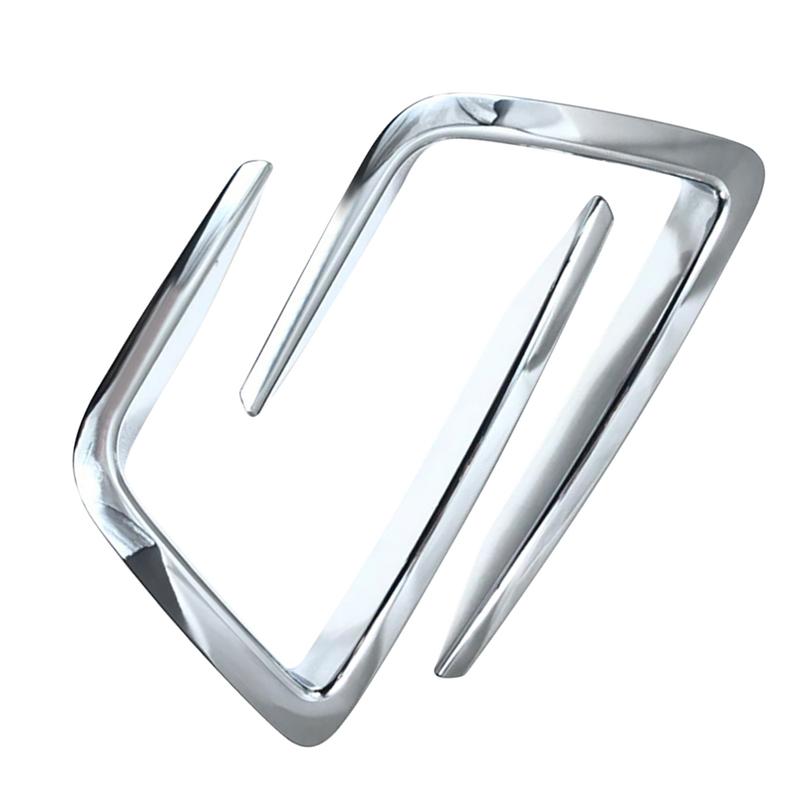Chrome Front Fog Light Lamp Cover Decoration Sticker Trim For Ford Expedition 2018 Car Accessories