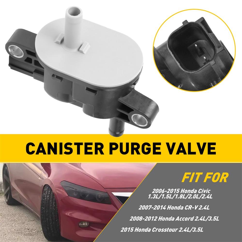 

Vapor Canister Purge Solenoid Valve For Honda CR-V Accord Civic 2006 2007 2008 2009 2010 2011 2012 2013 2014 2015 136200-7020 темно-сірий колір