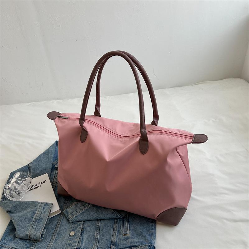 Short-haul Travel Bag Women's Hand-held Shoulder Large-capacity Light Portable Bag Travel Luggage Waiting for Delivery Storage Duffel Bag