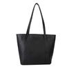 Stylish Large Capacity Tote Bag In Black White Khaki Brown Perfect For Daily Use