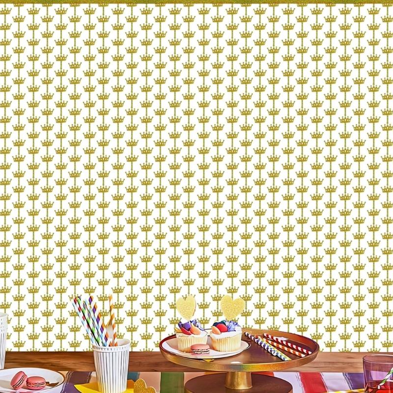 Crown Metallic Sparkling Fringes Curtain Tinsels Foil Tassels Backdrop for Weddings Birthdays and Christmas Party Decors