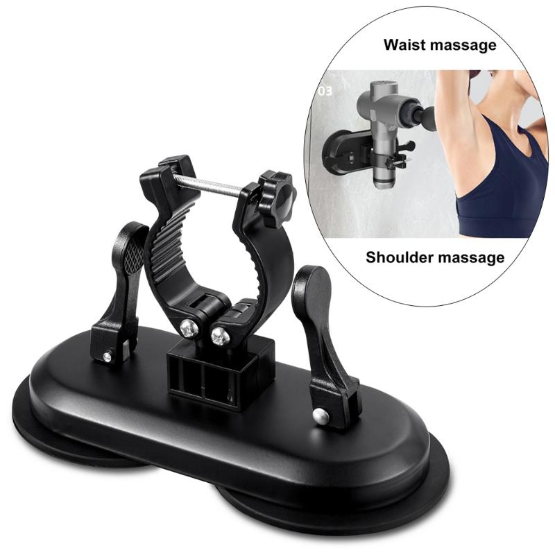 Massage Gun Holder with Suction Cup – Hands-Free Mount for Fascia Gun, No Installation Needed