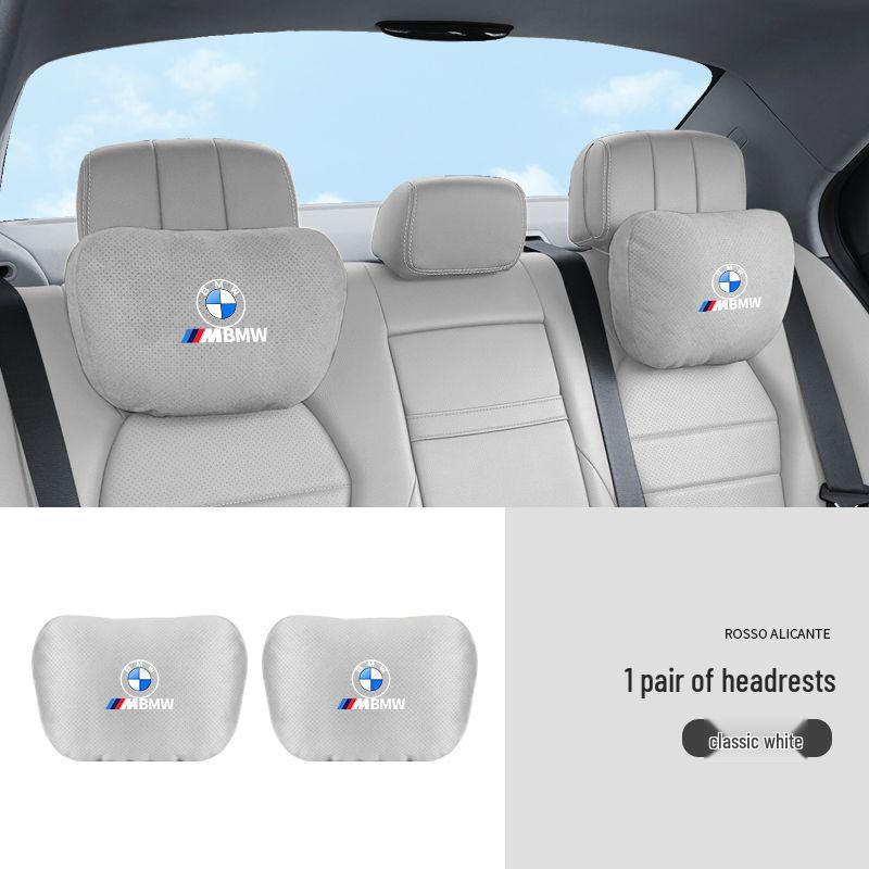 Compatible with BMW 5, 7 Series, X1, X3, X5 car seats, featuring headrest, lumbar, and neck support pillows.