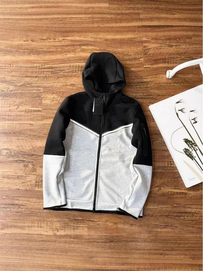 Herren Heat-Bonded Strick-Kapuzenpullover für Frühling/Herbst Lässiger Sport 490