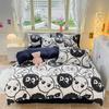 Girl Heart Fresh Small Floral Bedding Four-piece Set Washed Cotton Dormitory Bed Single Three-piece Set