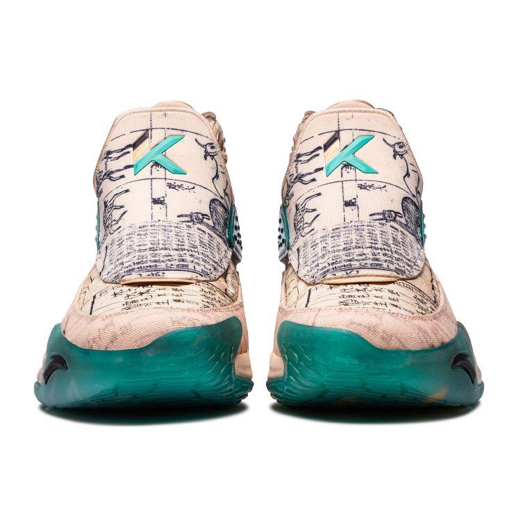 Anta Thompson KT5 Herbal Medicine Special Edition High-Top Basketball Shoes Men Basketball Shoes Brown Green 112021101-10(S-BOX)