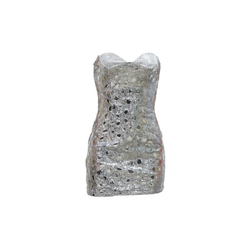 Damemote topp brystveske rumpe kjole Party Hot Diamond paljetter