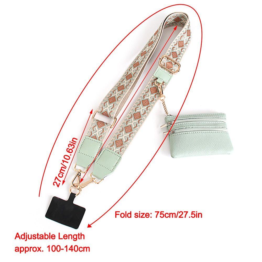 Adjustable Phone Strap Anti Loss Clip and Go Strap Multifunction Phone Lanyard for Woman