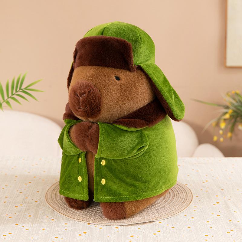 45cm Liels Kapibaras Plīša Rotaļlieta Kawaii