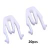 90467-10201 09409-08326 09409-08332 20pcs White Plastic Clips Interior Trim Retaining Clamp Fit for Fiat Suzuki Burgman