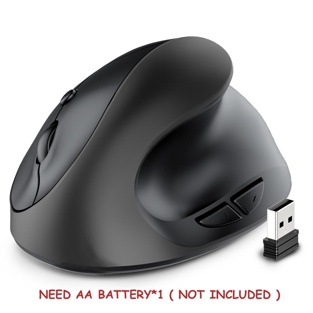 Vogek Rechargeable/Battery Vertical Mouse Wireless USB 2.4G Right Hand Ergonomic Mice for Computer Laptop Gaming Mause