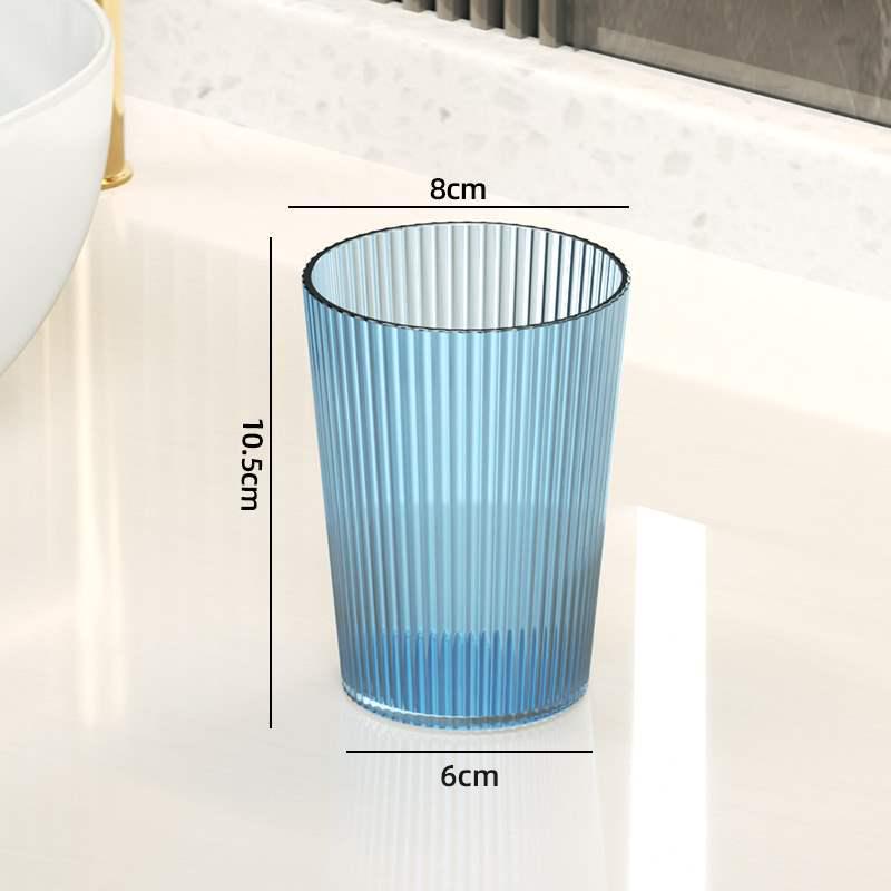 Elegant Toothbrush Holder Set: Couple Bathroom Tooth & Mouthwash Cups