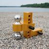 Adjustable Trailer Arm Hitch Assembly | Solid Aluminum Alloy Construction, Rigid Twin Knob