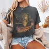 Retro Musik Portrait Aufdruck Damen T-Shirt Frühling Sommer Mode Trend Re Baumwolle Oberteil Neutral Kurzarm T-Shirt
