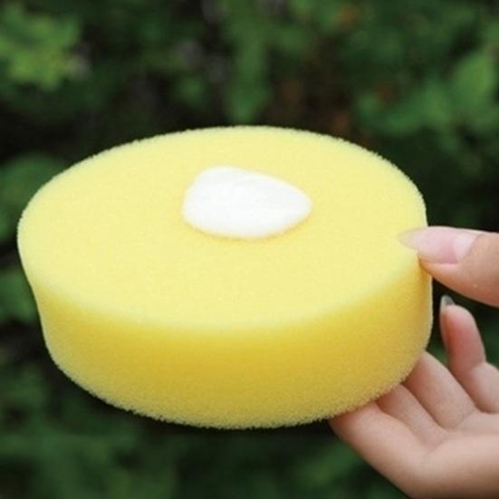10Pcs Car Waxing Sponge Scratch Free Round Automotive Cleaning Waxing Polishing