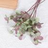 Background Flower Artificial Eucalyptus Plastic Faux Greenery Silk Eucalyptus Leaf  Garden Decor