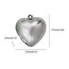 10 Pcs Heart Charm Pendants Plastic Beads Heart Charm for DIY Necklace Bracelet