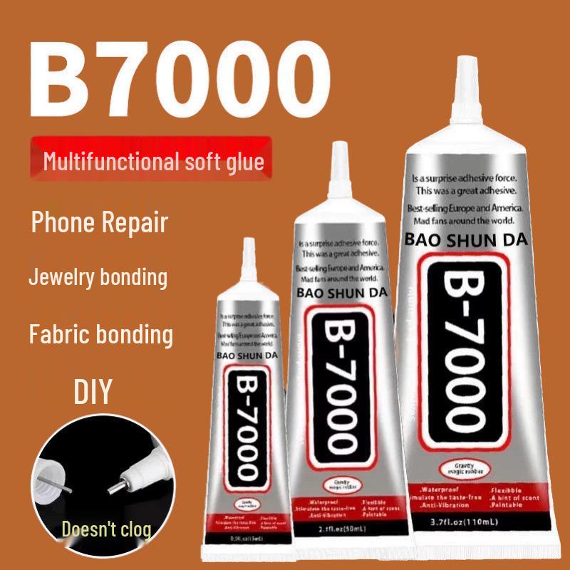 B7000 Multi-Purpose Adhesive for Mobile Screens, PVC, Metal, & Resin DIY Projects