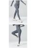 European & American Women's Seamless High Waist Yoga Pants - Tummy Control, Hip Lift, Nude Feel, Quick-Drying, Tight Fit for Cycling & Fitness.