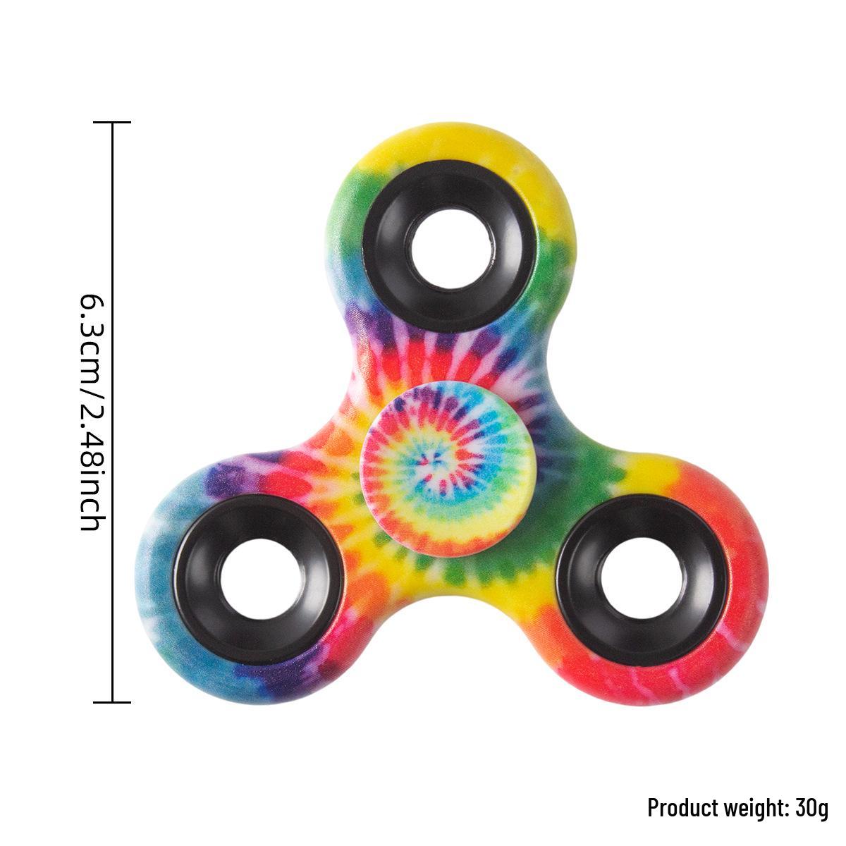 

6.3 см Залізна Блокова Іграшка-Вертушка з УФ-друком - Гіроскоп для Зняття Стресу та Подарунок 6.3CM OPP Bag