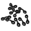 10Pcs Kayak Canoe Boats Nylon Deck Loops tie Pad Eye Buckle