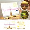 LED Note Board Night Light with 7 Colorful Pen Lighted Acrylic Drawing Board Glowing Message Marker Board For Office School Home
