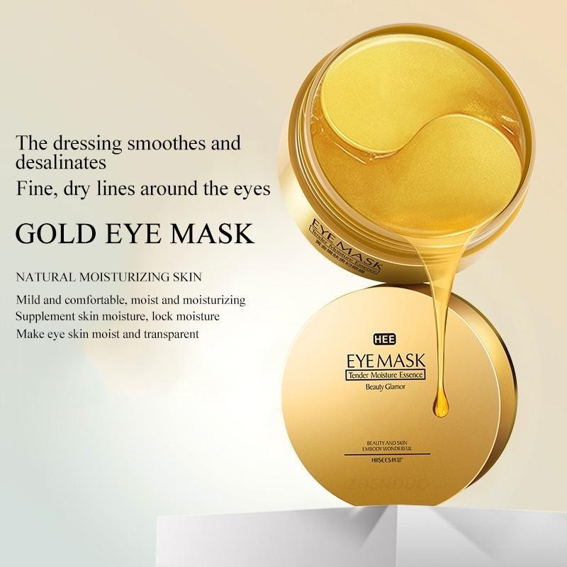 24K gold Collagen eye mask Remove Dark Circles Whitening Firming moisturizes and tightens the skin tender eye mask stick eye care