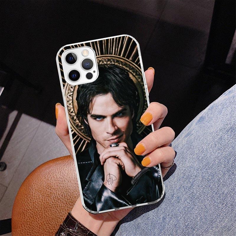 

The Vampire Diaries Salvatore Phone Case For iPhone 17 Air 16 Pro Max 16E 15 + 14 Plus 11 12 13 Mini 7 8 SE Gift Print Cover Fun iPhone 16