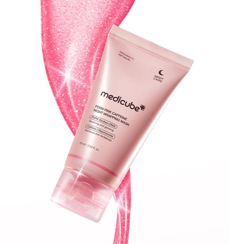 Medicube Masque de Nuit Enveloppant PDRN Rose Caféine 75ml