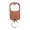1Pcs Wood Stainless Steel Beer Bottle Opener Baptism Gift Wedding Party Guest Keychain Opener