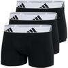 Adidas Mens Cotton Flexible Active Boxer Shorts (Pack of 3)