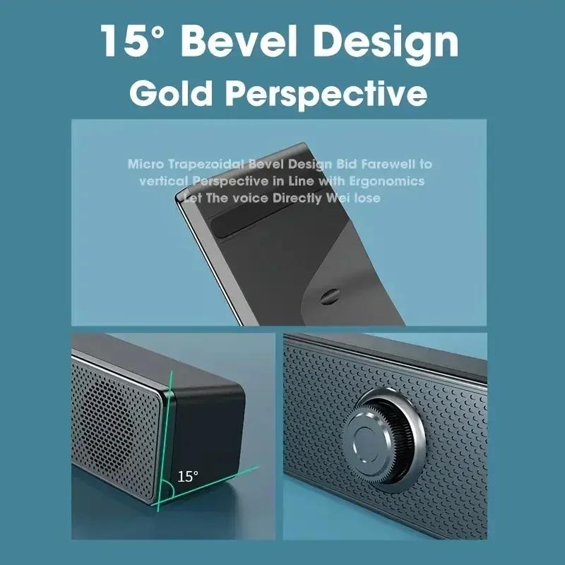 Computer Desktop High-quality 4D Surround Speaker Bluetooth Wired Dual-purpose High-volume Microphone Two-in-one Speaker
