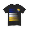 Bosnia and Herzegovina Flag Soccer Tee, Bosnian or Herzegovinian Soccer Shirt