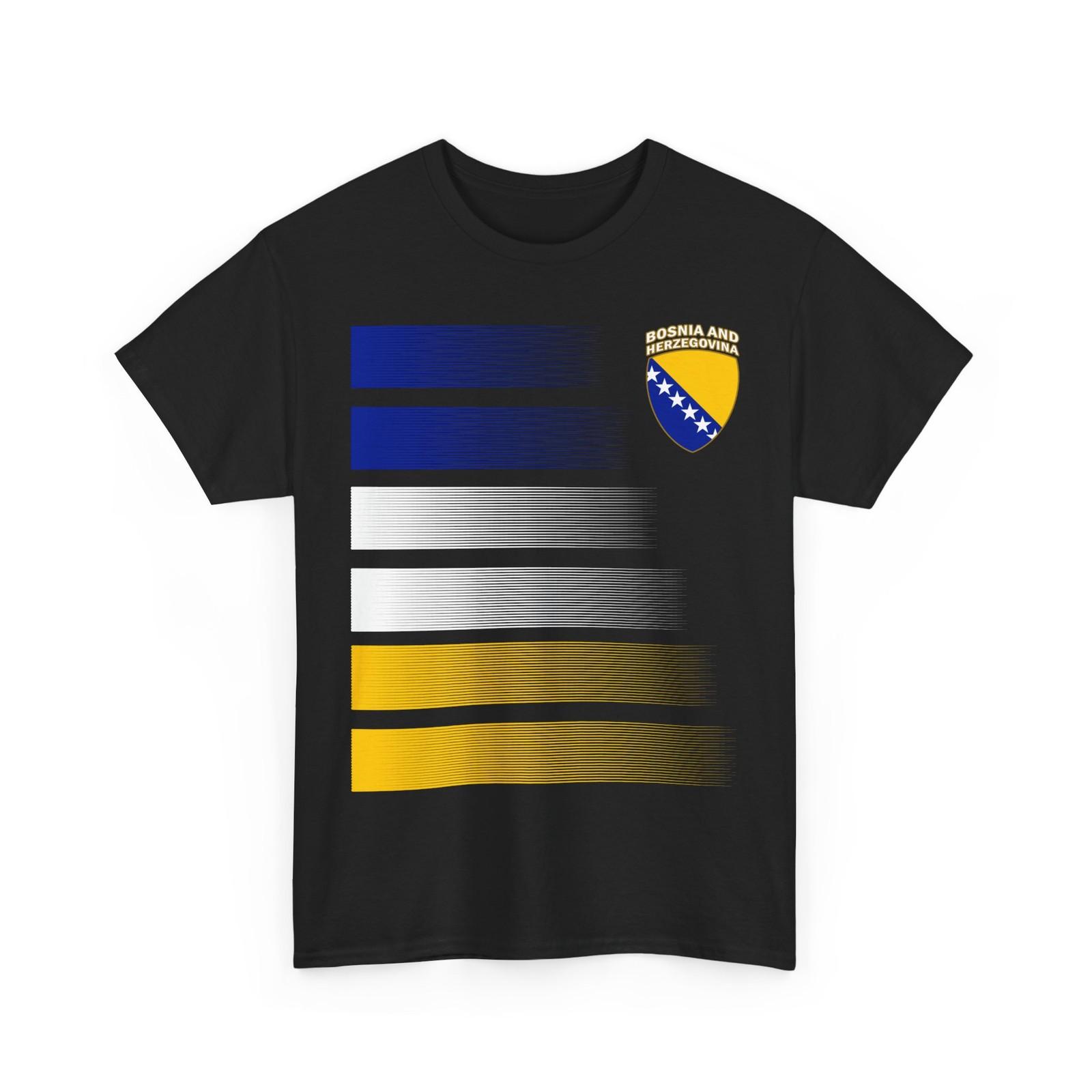 

Bosnia and Herzegovina Flag Soccer Tee, Bosnian or Herzegovinian Soccer Shirt 5XL різнокольоровий