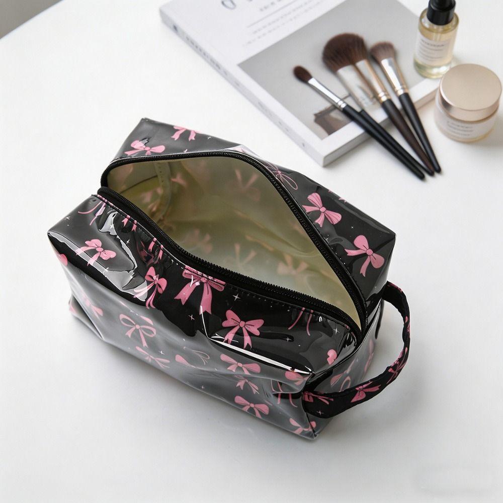 Large Capacity Toiletry Storage Bag Printed Style Women Storage Pouch Daily Travel