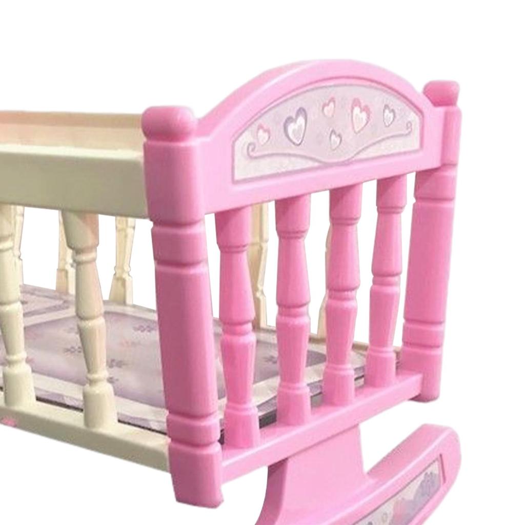 Miniature Shaking Bed Interactive Toys Multipurpose DIY Project Dollhouse Furniture for Parties Play
