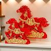 Chinese Style New Year Lucky Decoration 3 D Zodiac Horse Figurines  Gift Idea