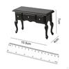 1/12 Dollhouse Writing Desk with Drawer Computer Model Scenes Pretend Play Mini Vanity for