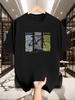 100 Cotton Unisexs Tshirt Bicycle Art Print Tee Summer Casual Sport Tops Minimalist Streetwear Shirts for Unisex Daily