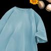 Summer 100% Pure Cotton Men's and Women's Casual Sports Loose Soft Short-sleeved O-neck Comfortable and Breathable T-shirt