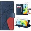 Case - Xiaomi - Redmi A1-A2 - PU Leather - Card Pocket - Kickstand - Navy Blue